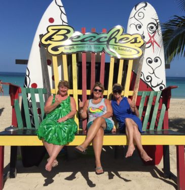 Renee Wendi and Kelli in Jamaica