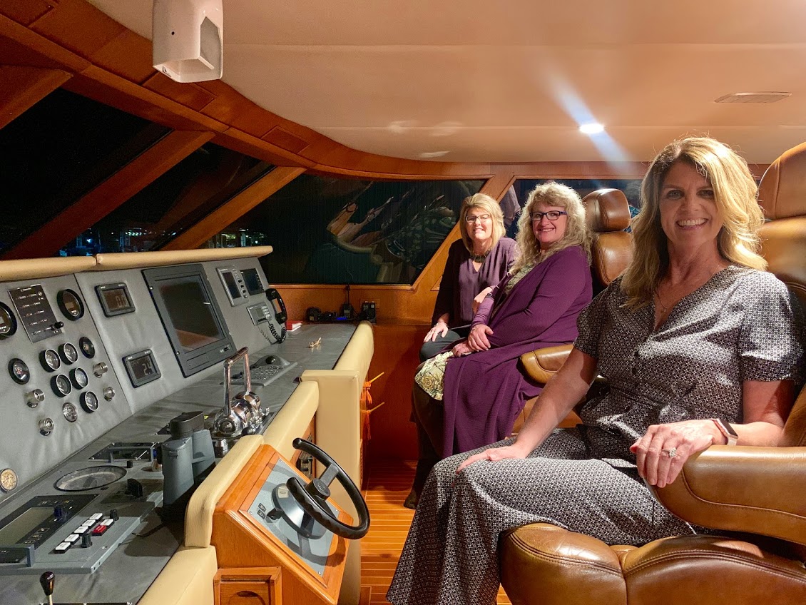 All Aboard the Lady Sandals Yacht