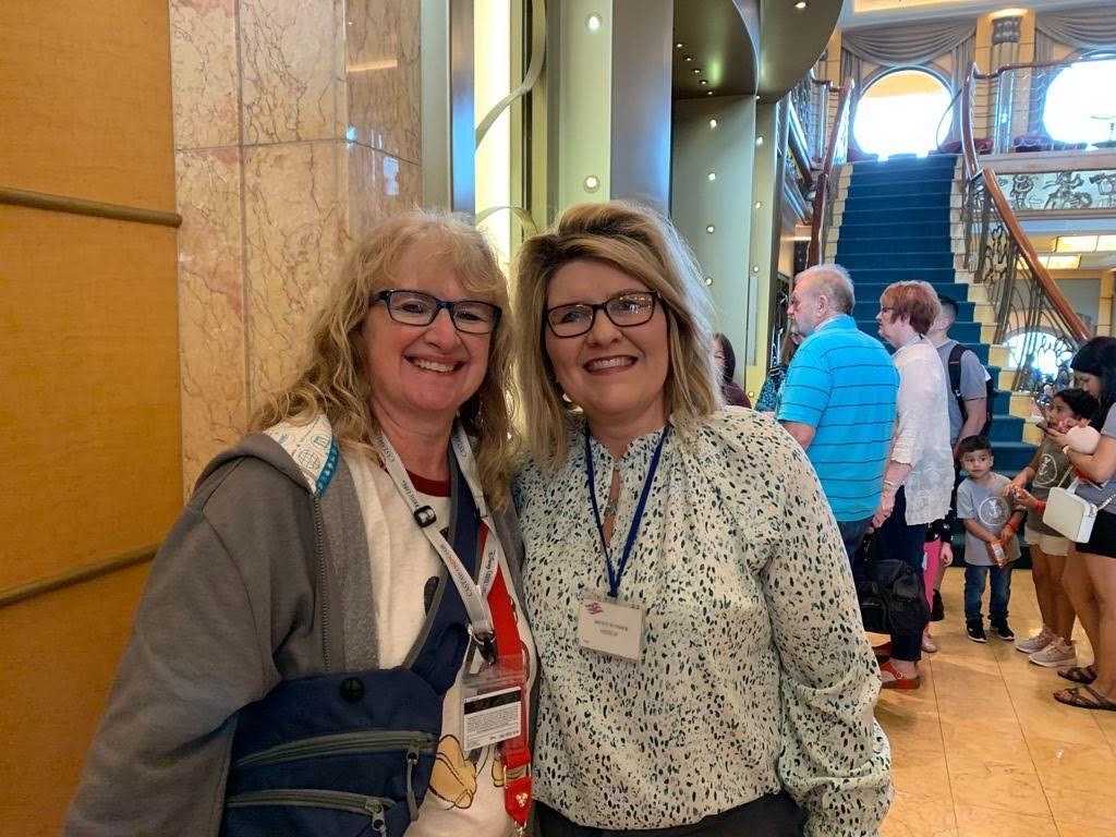 Renee and Wendi on Disney Cruise Ship